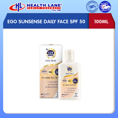 EGO SUNSENSE DAILY FACE SPF 50 (100ML)